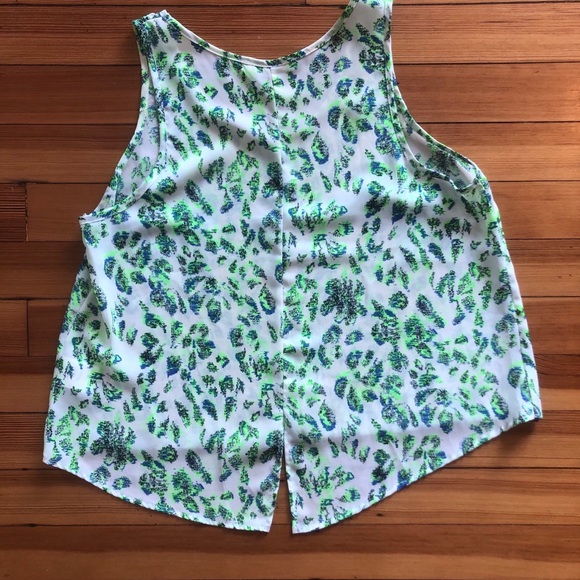 Lush neon cheetah print tank - Picture 2 of 4